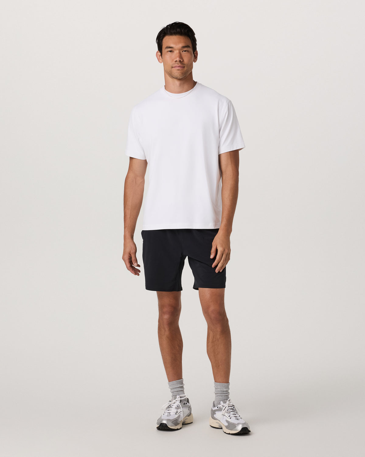Men's Short Sleeve Ponto Tee - Relaxed White - Vuori Clothing