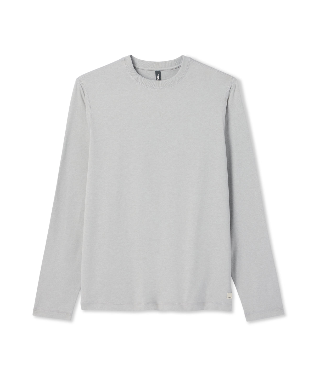 Long Sleeve Ponto Performance Tee Frost Grey Heather - Vuori Clothing