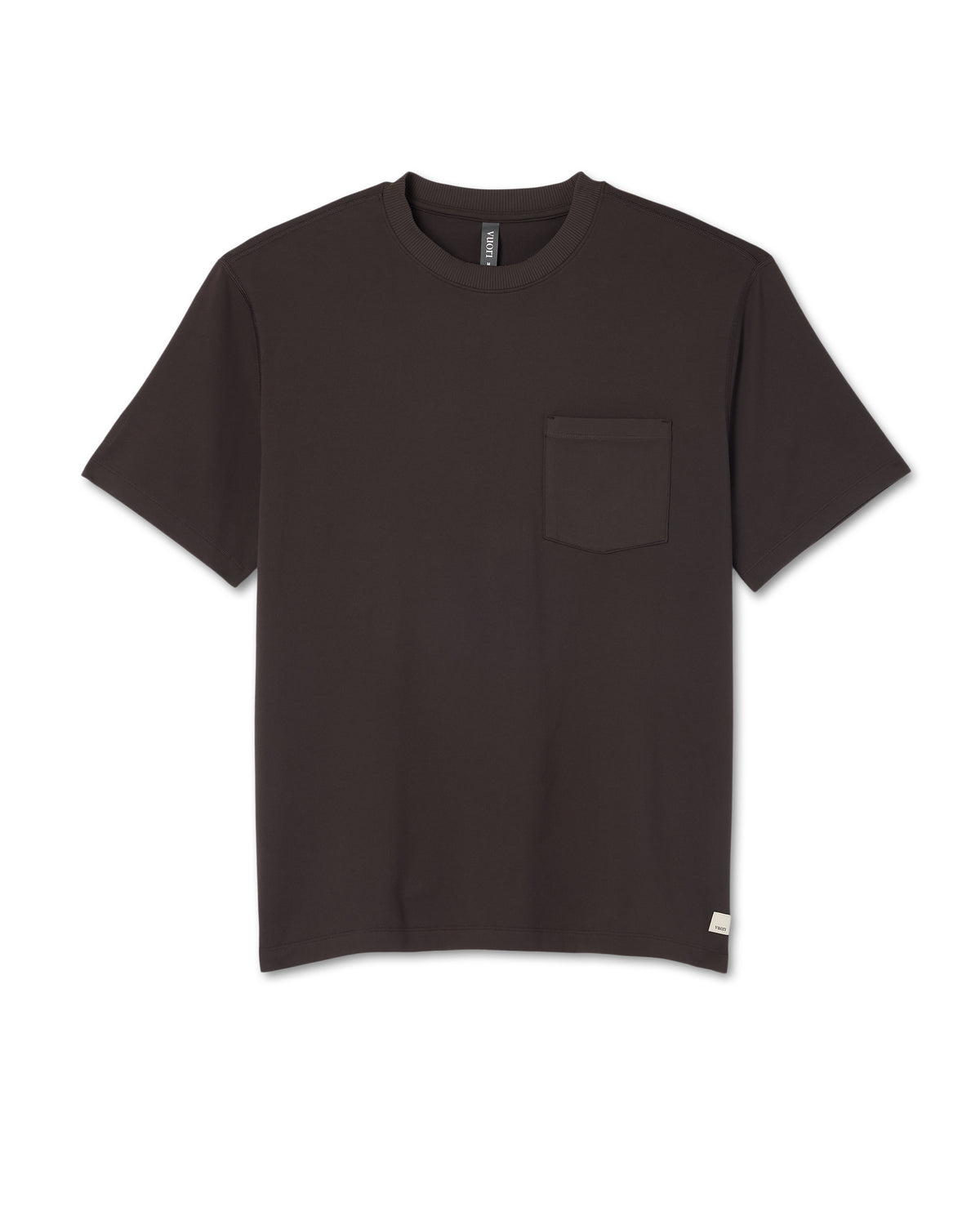 Men's Short Sleeve Ponto Pocket Tee - Relaxed Fit Carbon - Vuori Clothing