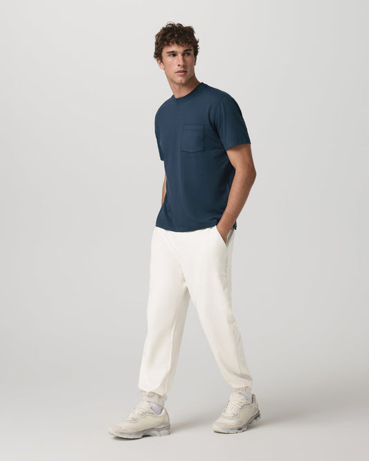 Short Sleeve Ponto Pocket Tee - Relaxed Fit Ocean Blue - Vuori Clothing