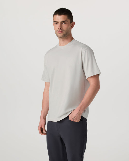 Men's Short Sleeve Ponto Tee - Relaxed Salt Heather - Vuori Clothing