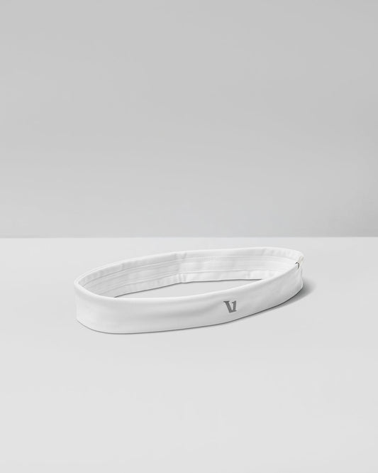 Volley Headband White Athletic Headband - Vuori Clothing
