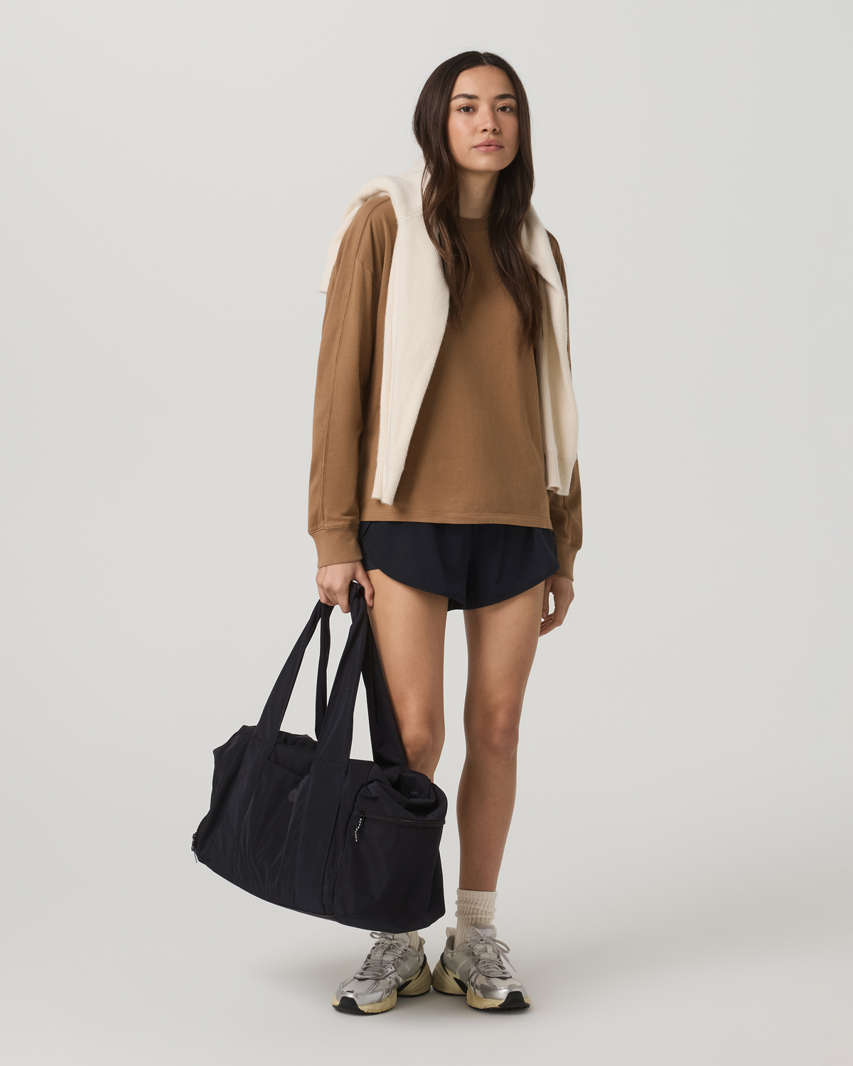Long Sleeve Heavyweight Cotton Tee Women's Acorn Shirt - Vuori Clothing