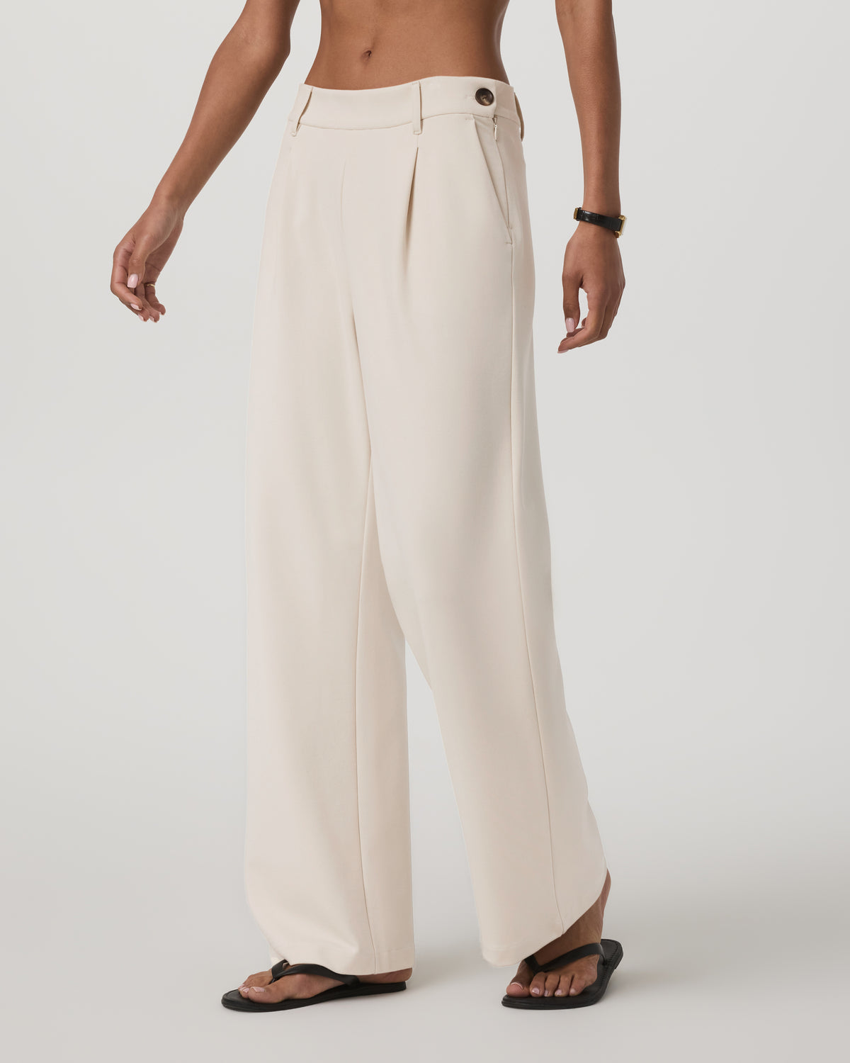 Maven Wideleg Pant Women's Bone Wideleg Pants - Vuori Clothing