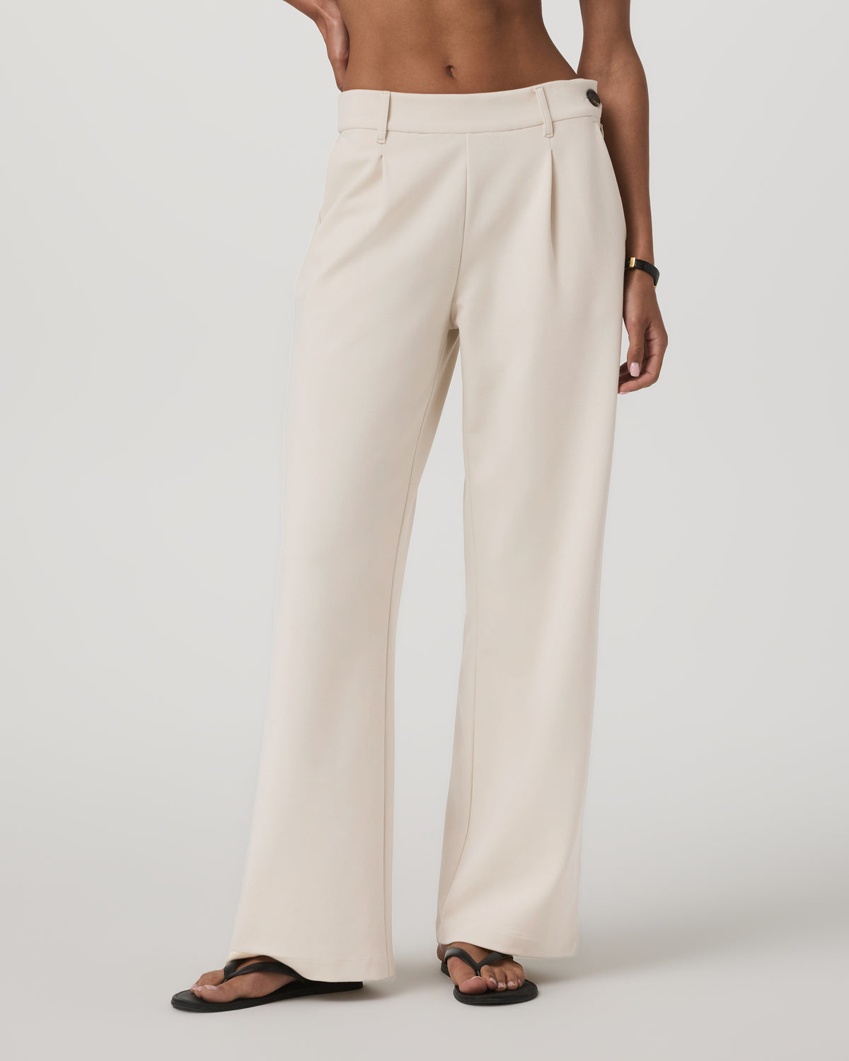 Maven Wideleg Pant Women's Bone Wideleg Pants - Vuori Clothing