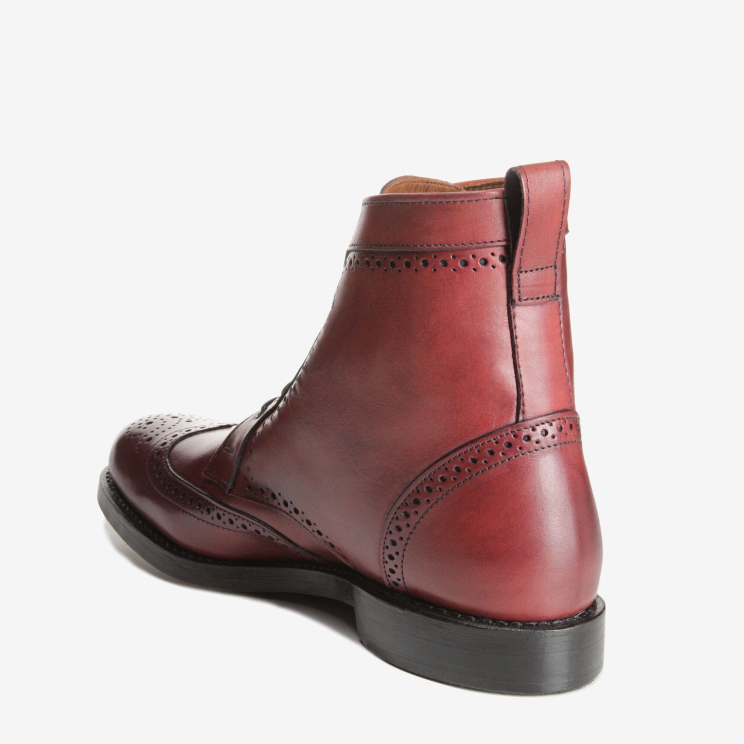 Dalton Wingtip Dress Boots - Oxblood
