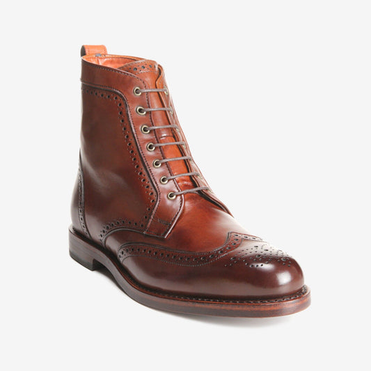 Dalton Wingtip Dress Boots - Dark Chili