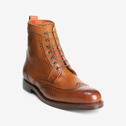 Dalton Wingtip Dress Boots - Walnut