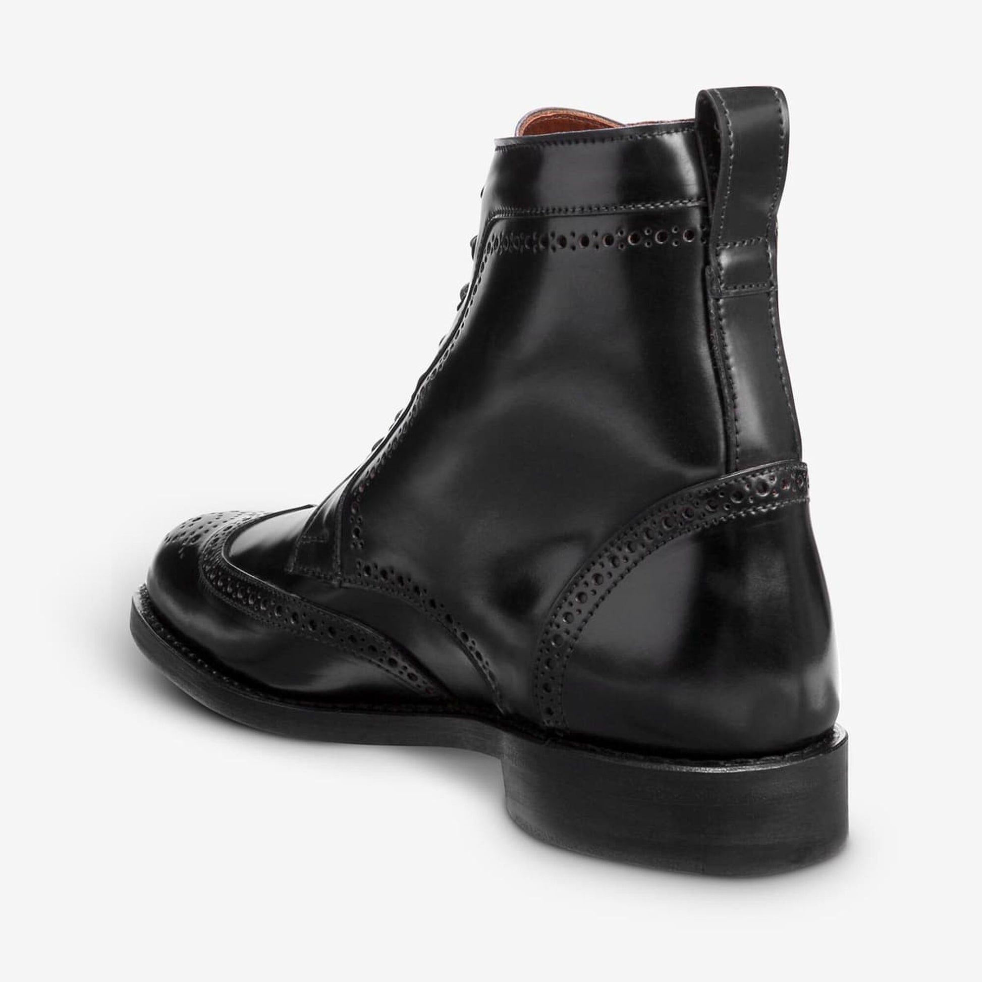 Dalton Shell Cordovan Dress Boots - Black