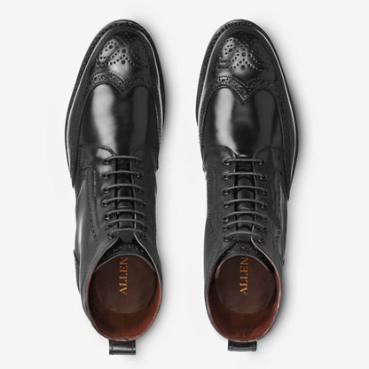 Dalton Shell Cordovan Dress Boots - Black