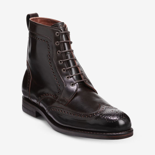 Dalton Shell Cordovan Dress Boots - Brown
