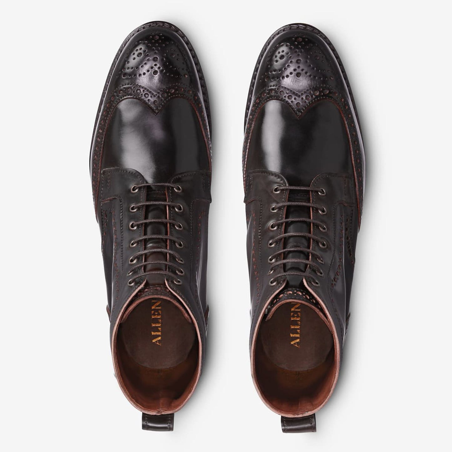 Dalton Shell Cordovan Dress Boots - Brown
