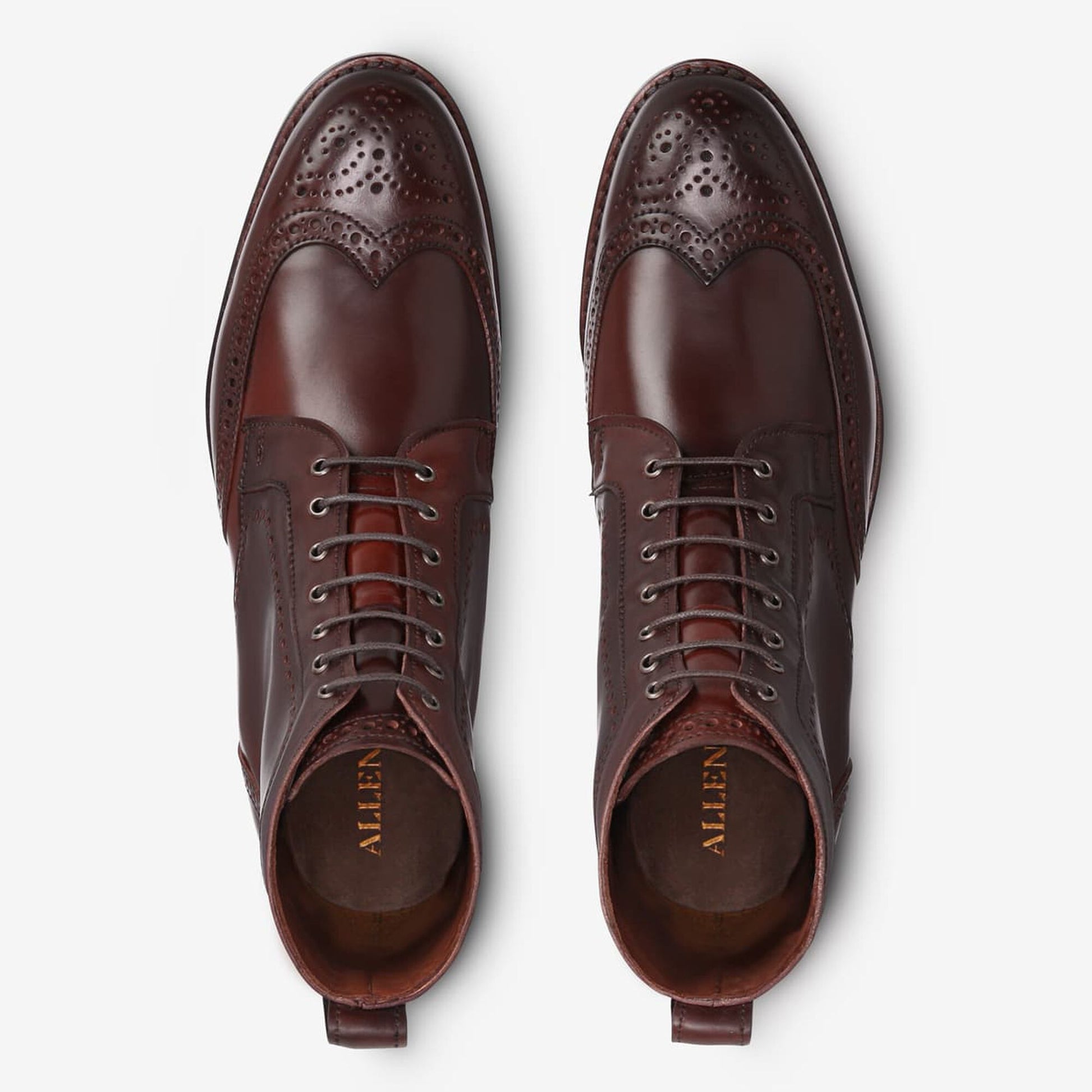 Dalton Shell Cordovan Dress Boots - Chili