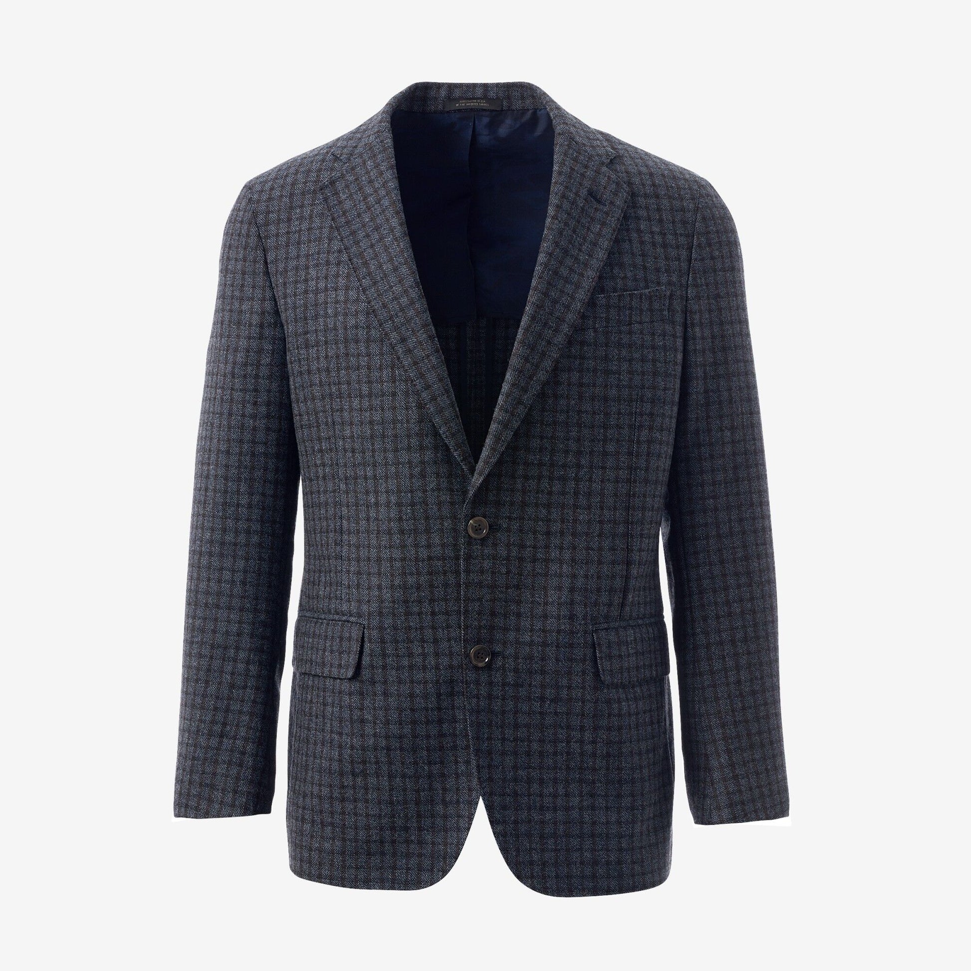 The Freedom Checkered Blazer by Southwick - Grey/Brown