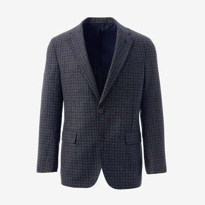 The Freedom Checkered Blazer by Southwick - Grey/Brown