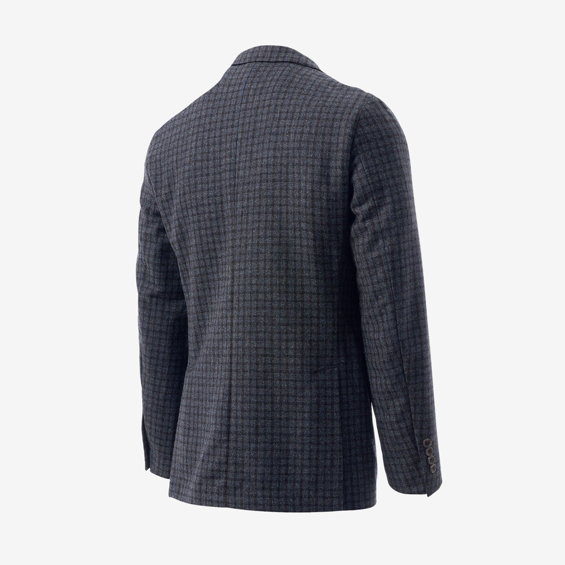 The Freedom Checkered Blazer by Southwick - Grey/Brown