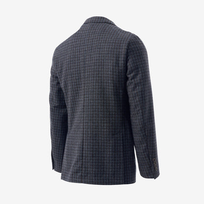 The Freedom Checkered Blazer by Southwick - Grey/Brown