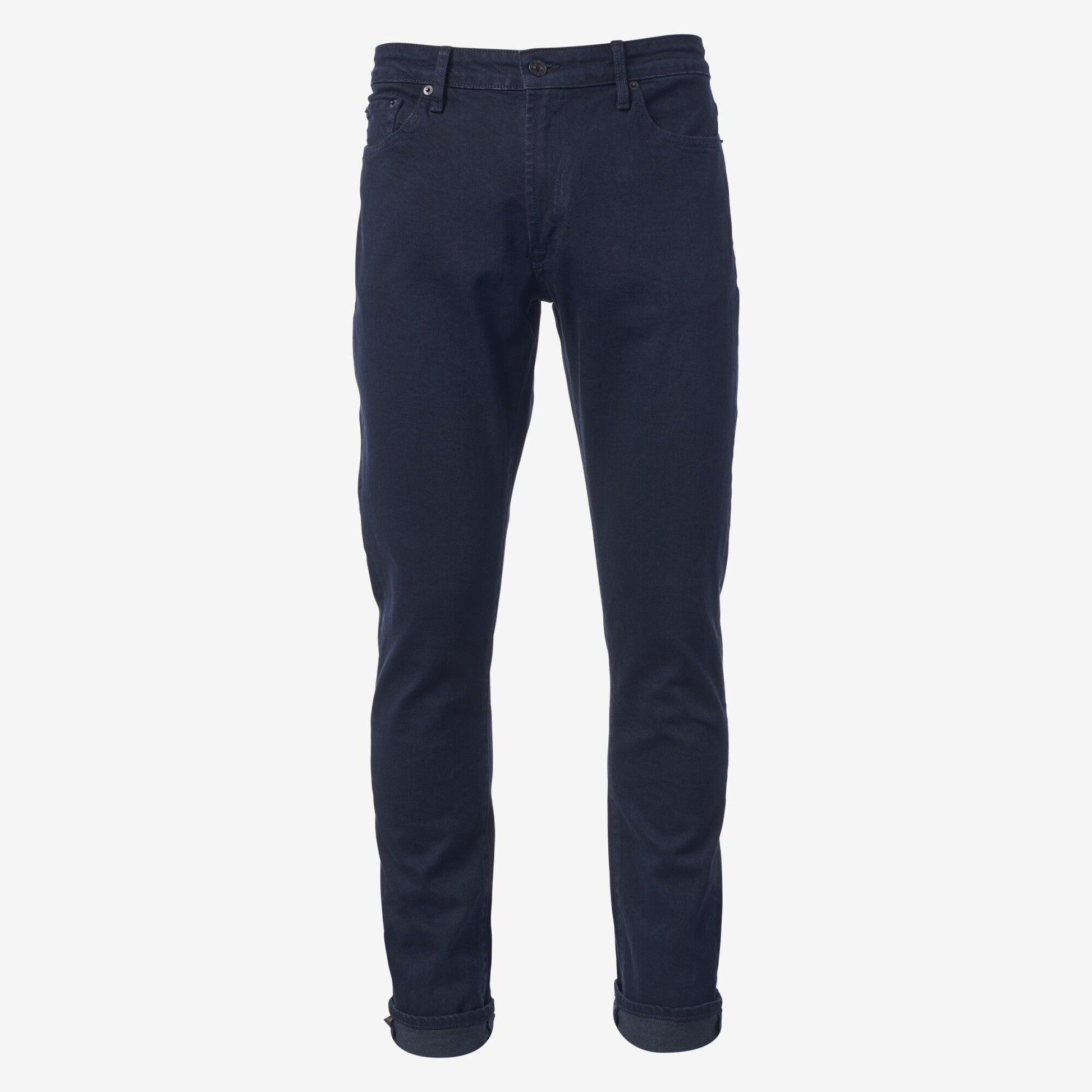 Walker Slim Straight Leg Jean in Overdye Navy by Civilianaire - Overdye Navy