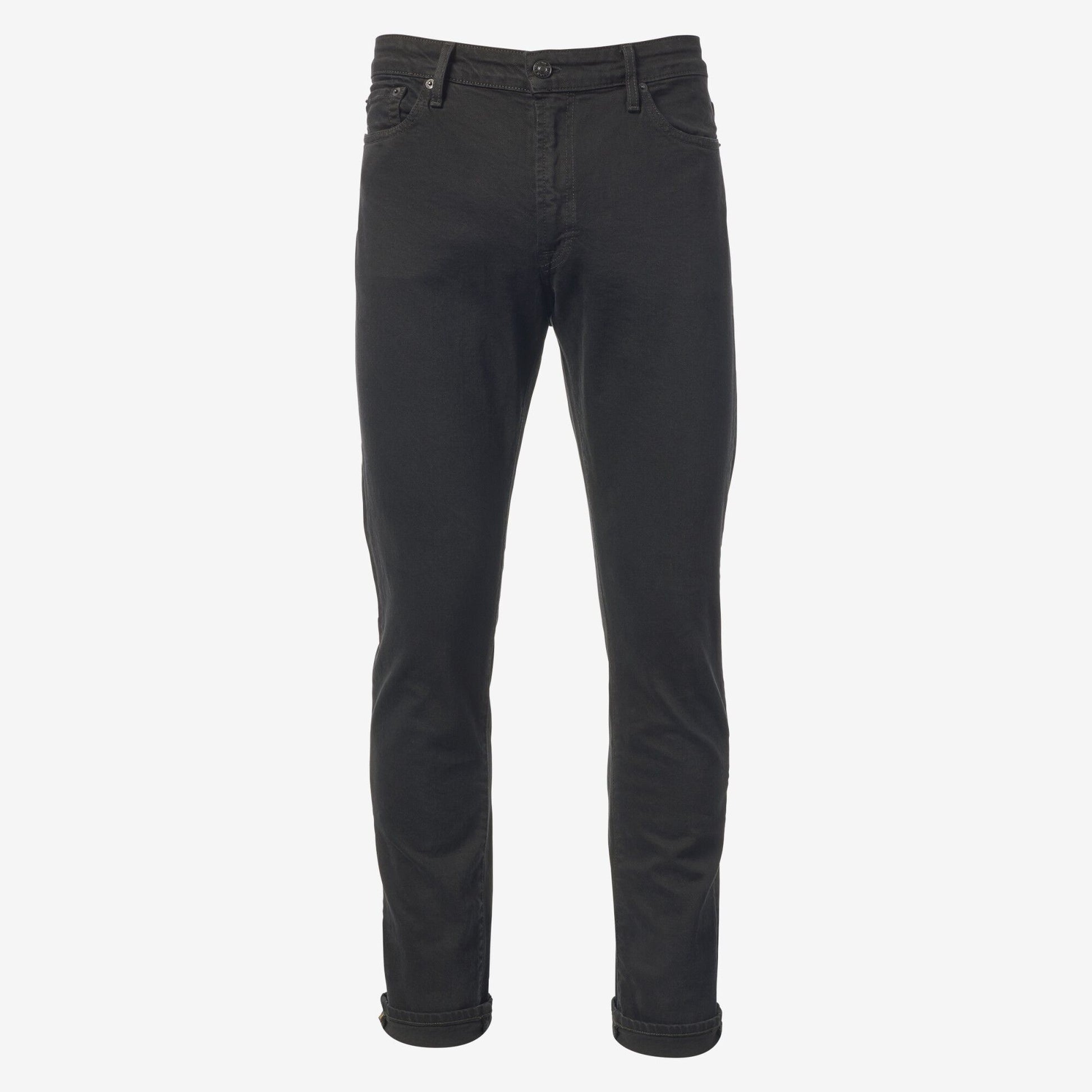 Walker Slim Straight Leg Jean in Black by Civilianaire - Overdye Black
