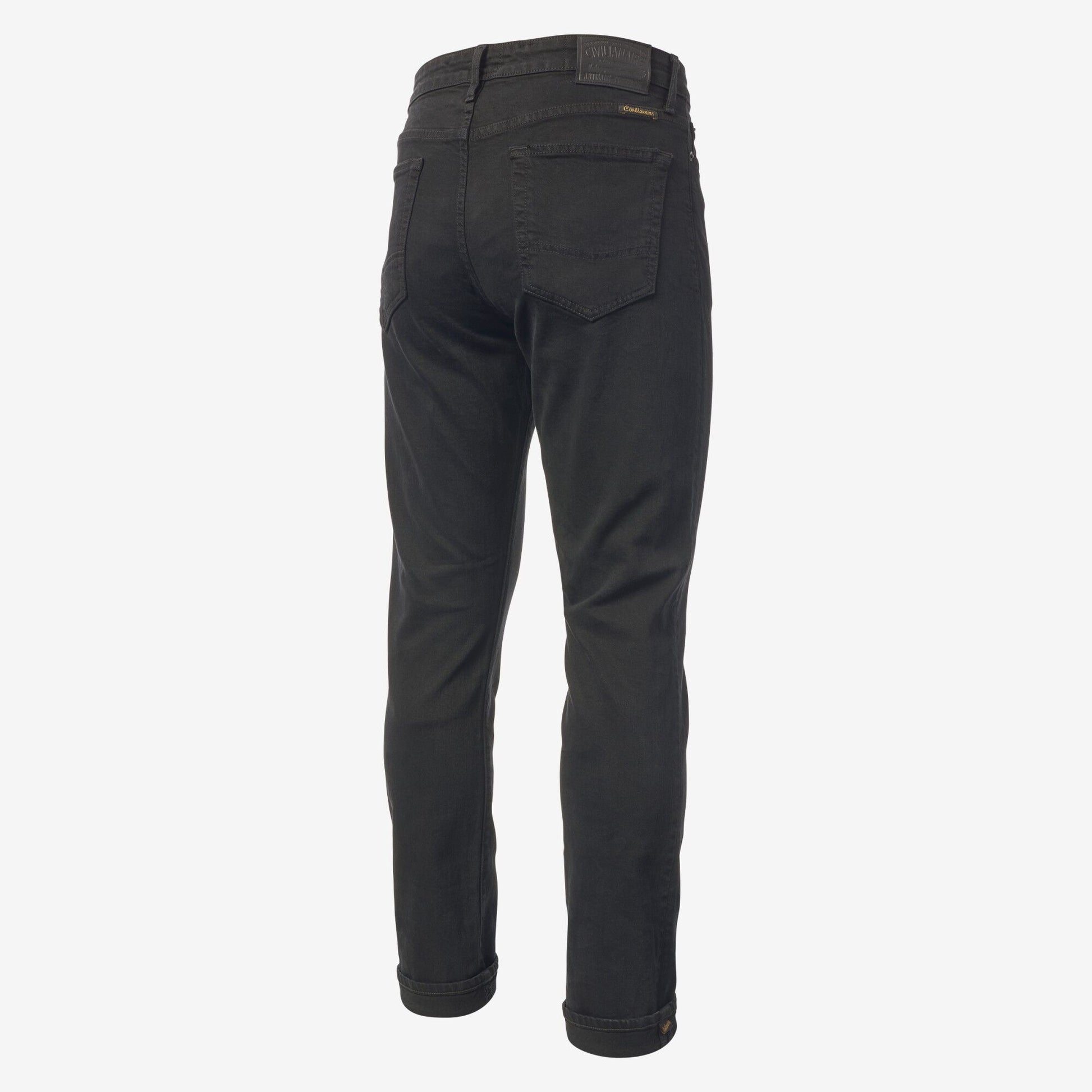 Walker Slim Straight Leg Jean in Black by Civilianaire - Overdye Black