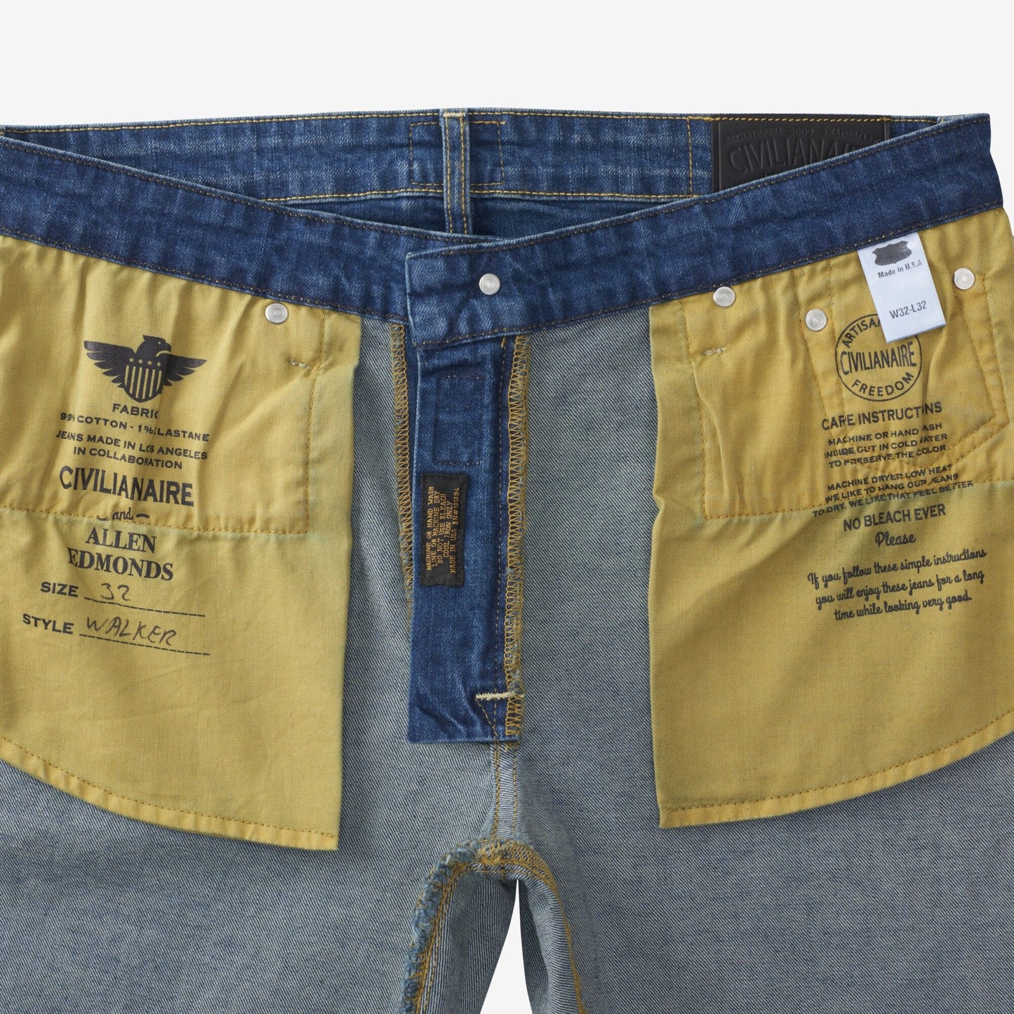Walker Slim Straight Leg Jean in Medium Rinse by Civilianaire - Medium Rinse