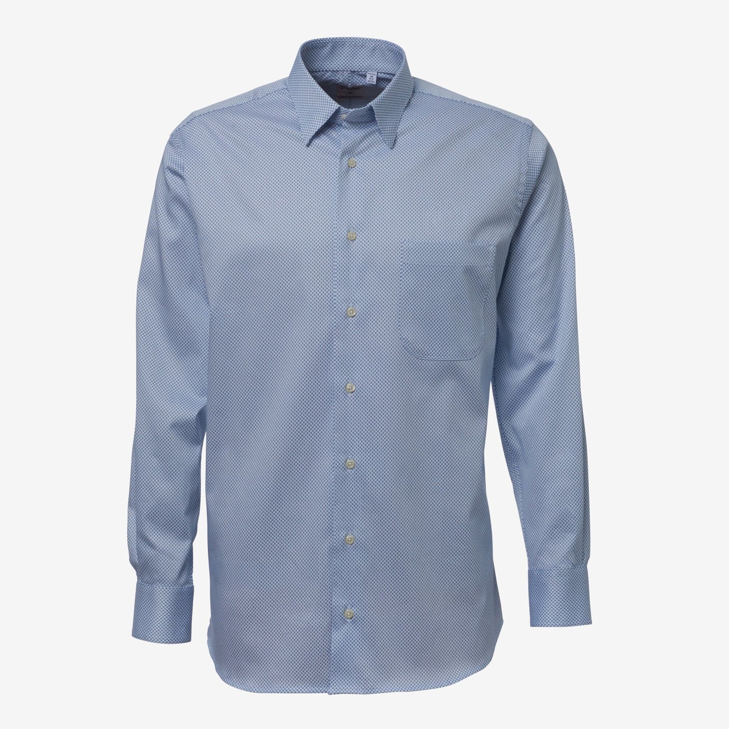 Micro Print Sport Shirt by Gitman Brothers - Light Blue