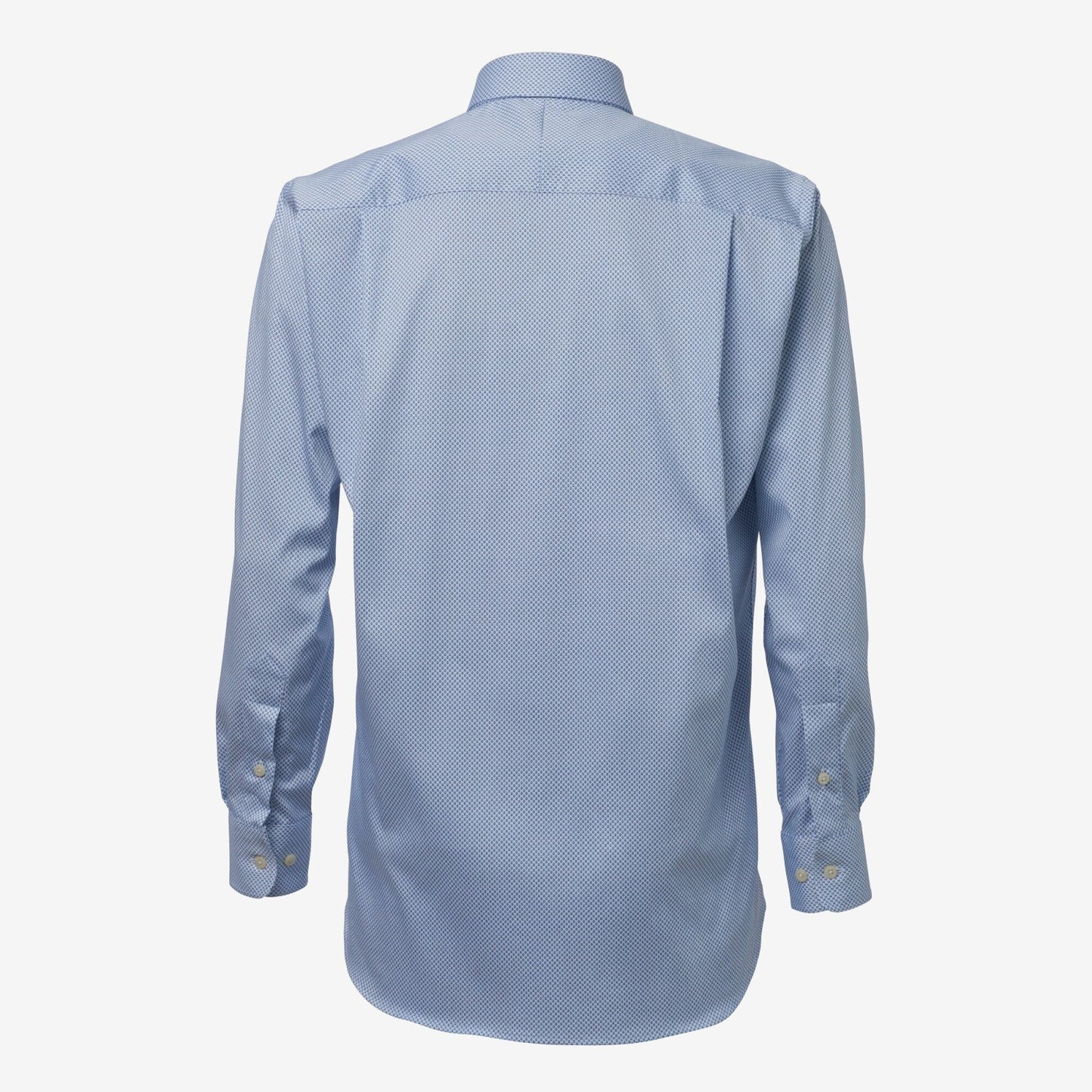 Micro Print Sport Shirt by Gitman Brothers - Light Blue