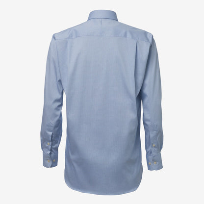Micro Print Sport Shirt by Gitman Brothers - Light Blue