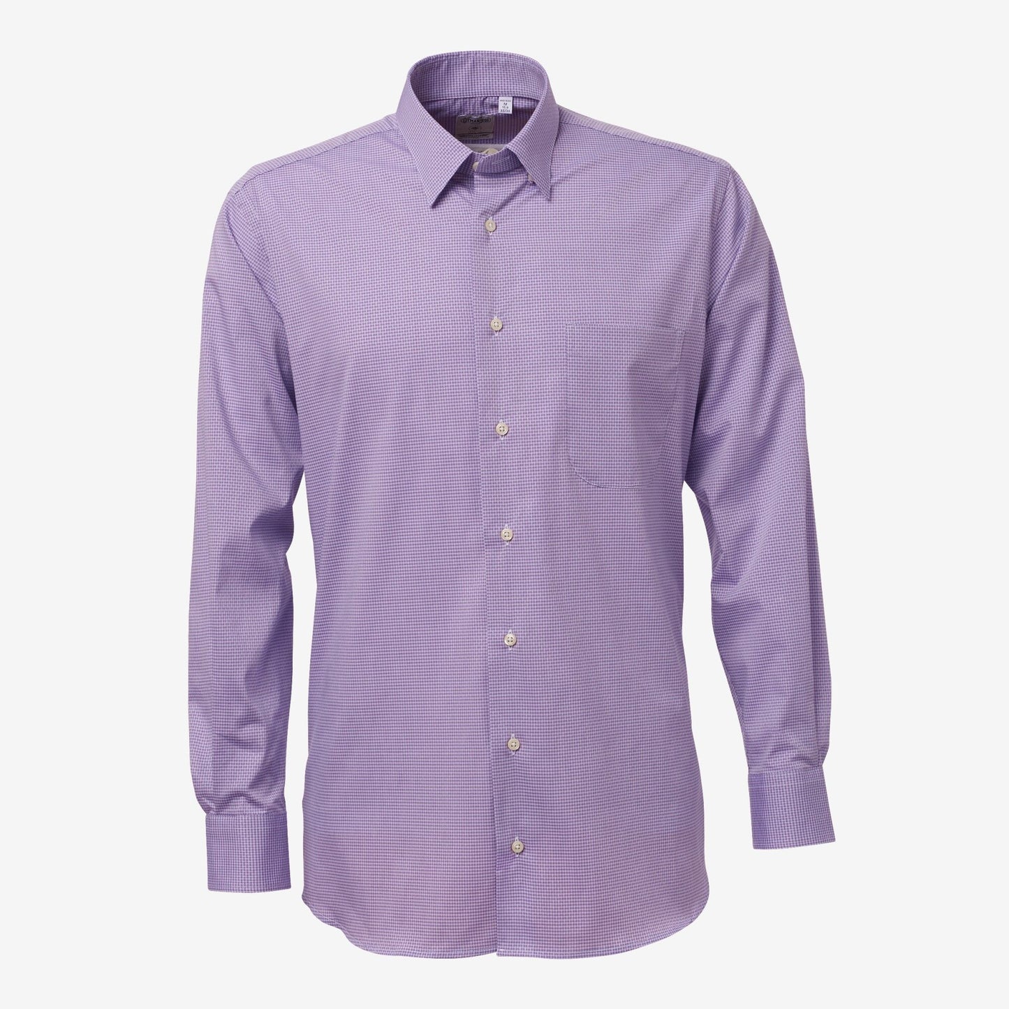 Yarn Dye Check Sport Shirt by Gitman Brothers - Lavender