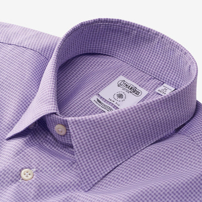 Yarn Dye Check Sport Shirt by Gitman Brothers - Lavender