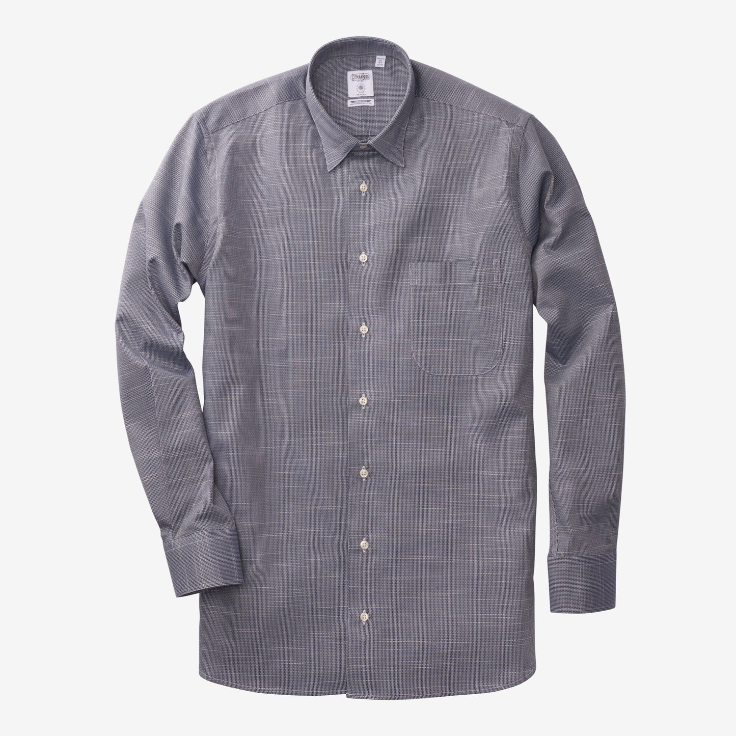 Textured Sport Shirt by Gitman Brothers - Grey