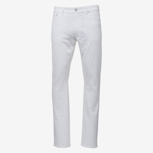 Walker Slim Straight Leg Jean in White Wash by Civilianaire - White