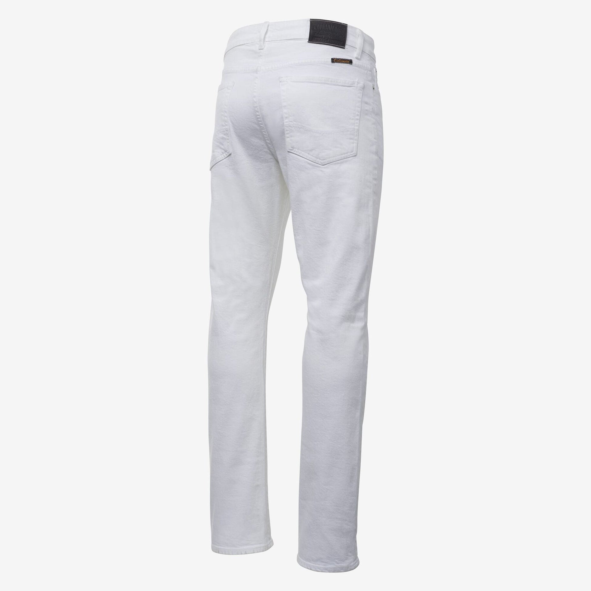 Walker Slim Straight Leg Jean in White Wash by Civilianaire - White