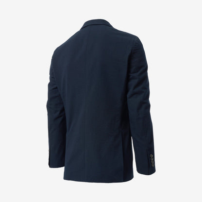 Lormier Seersucker Sport Coat by Southwick - Navy