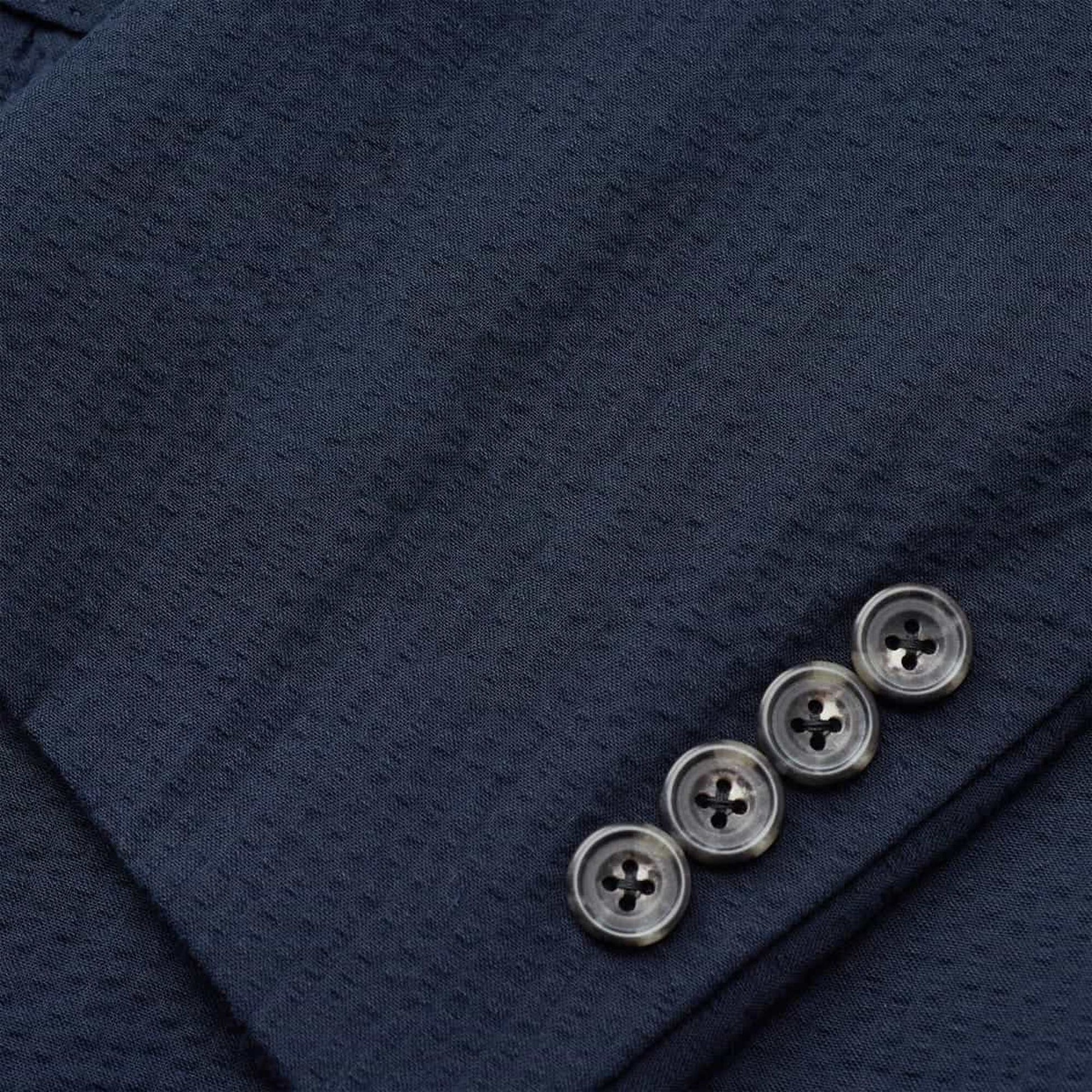 Lormier Seersucker Sport Coat by Southwick - Navy
