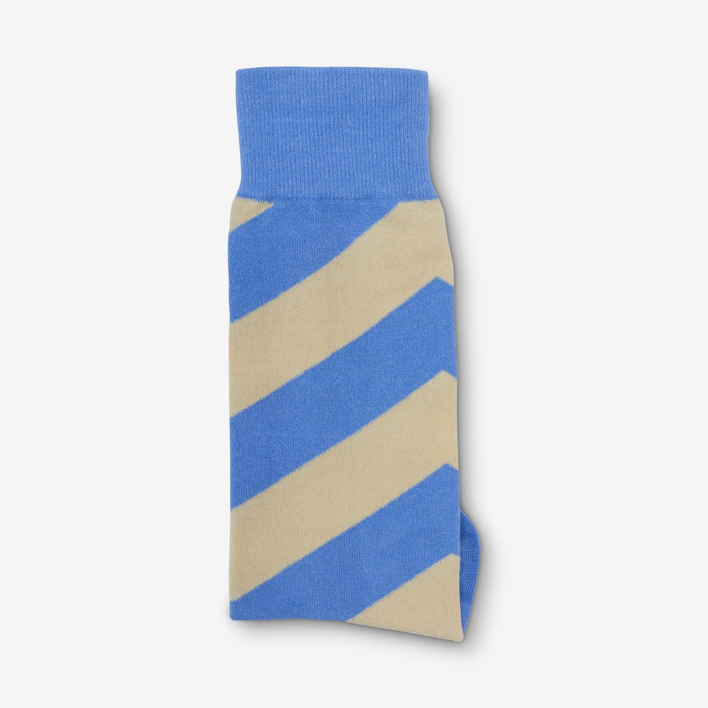 Diagonal Stripe Sock - Blue/Yellow
