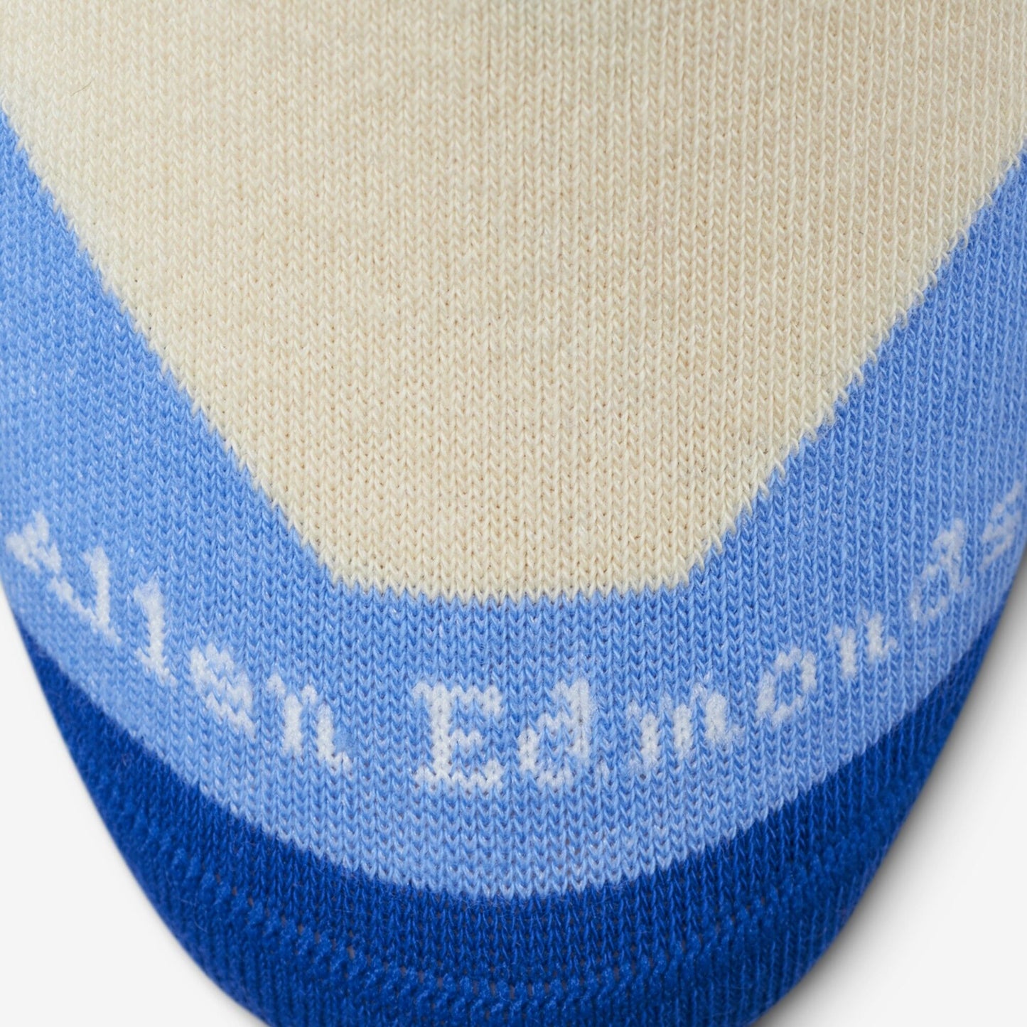 Diagonal Stripe Sock - Blue/Yellow