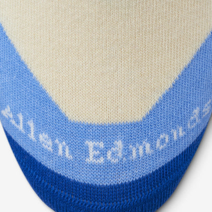 Diagonal Stripe Sock - Blue/Yellow