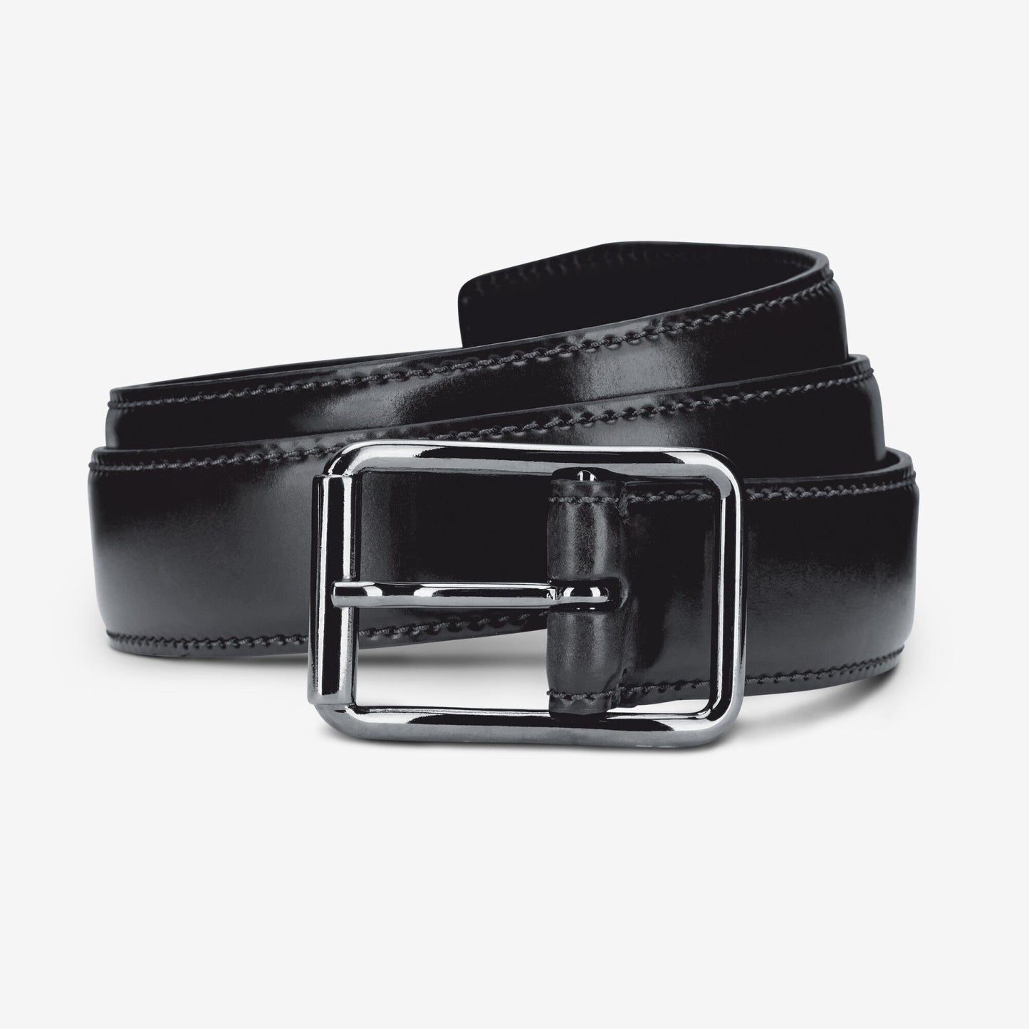 Cordovan Avenue Dress Belt - Black