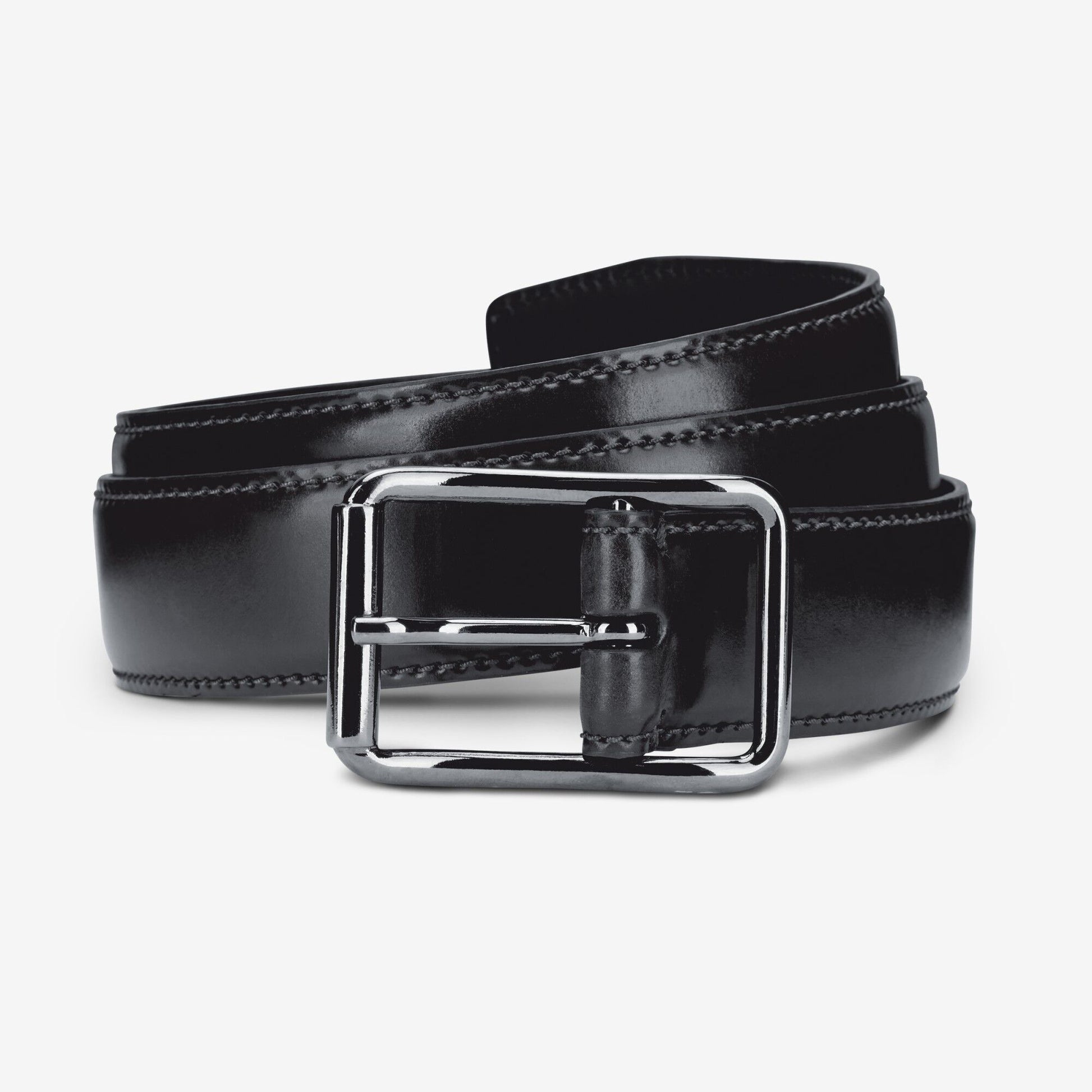 Cordovan Avenue Dress Belt - Black