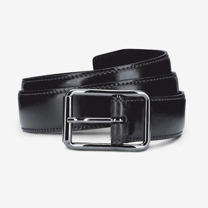 Cordovan Avenue Dress Belt - Black
