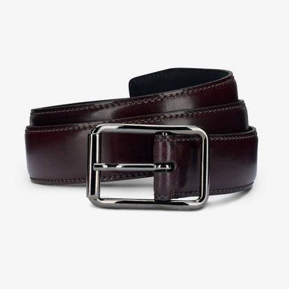 Cordovan Avenue Dress Belt - Oxblood