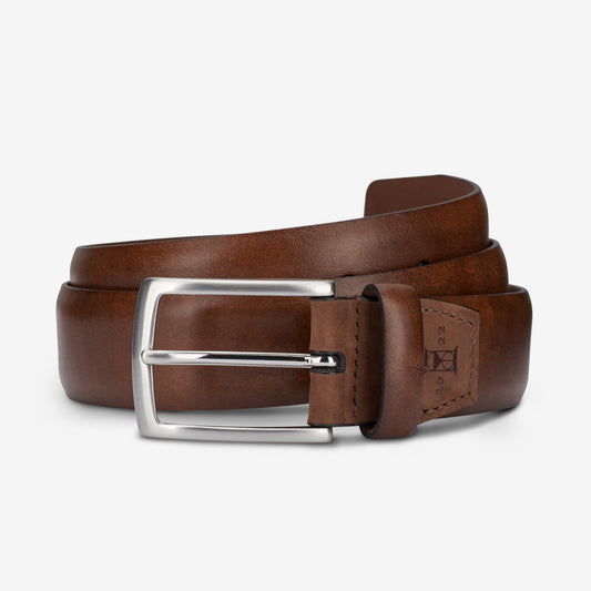 Glass Avenue Belt - Cigar Brown