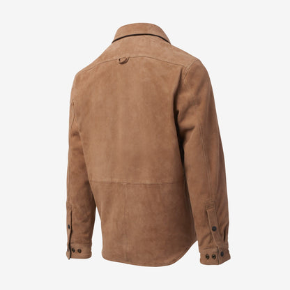 Maxwell Suede Work Shirt by Cockpit USA - Tan