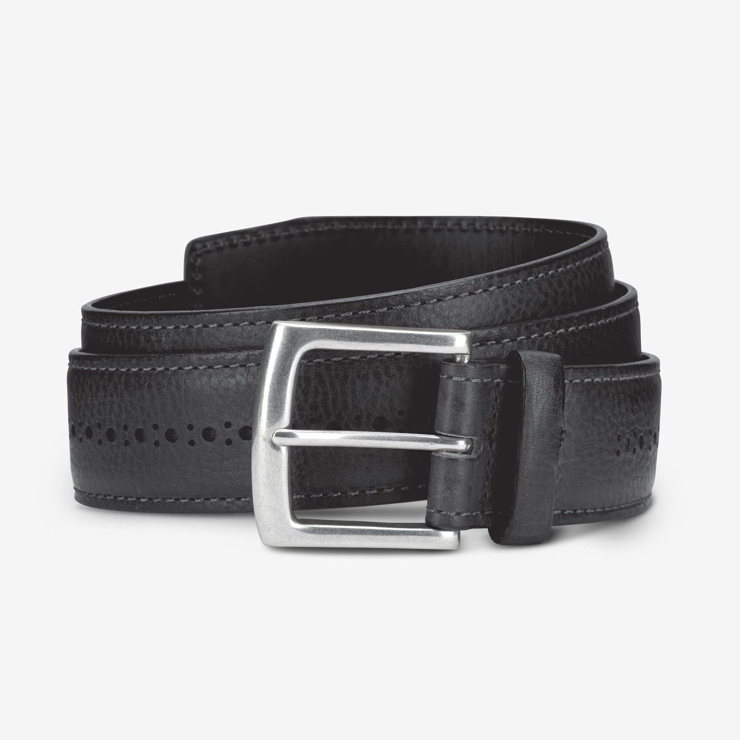 Brogue Street Belt - Black