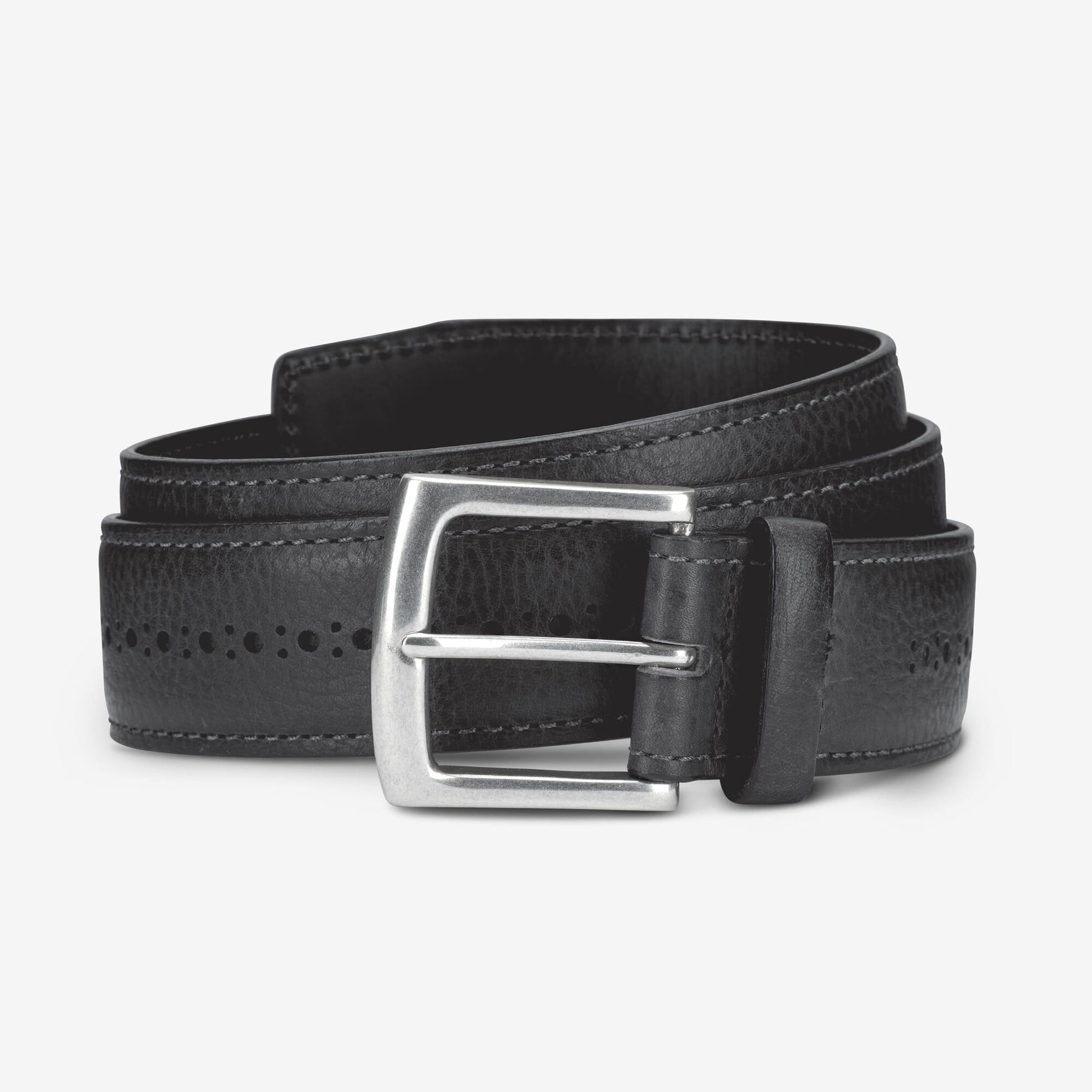Brogue Street Belt - Black