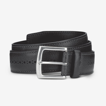 Brogue Street Belt - Black