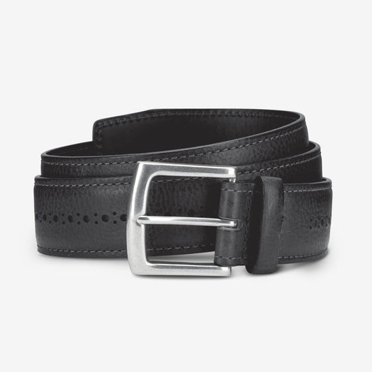 Brogue Street Belt - Black