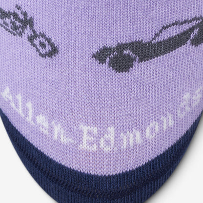 Transportation Sock - Purple