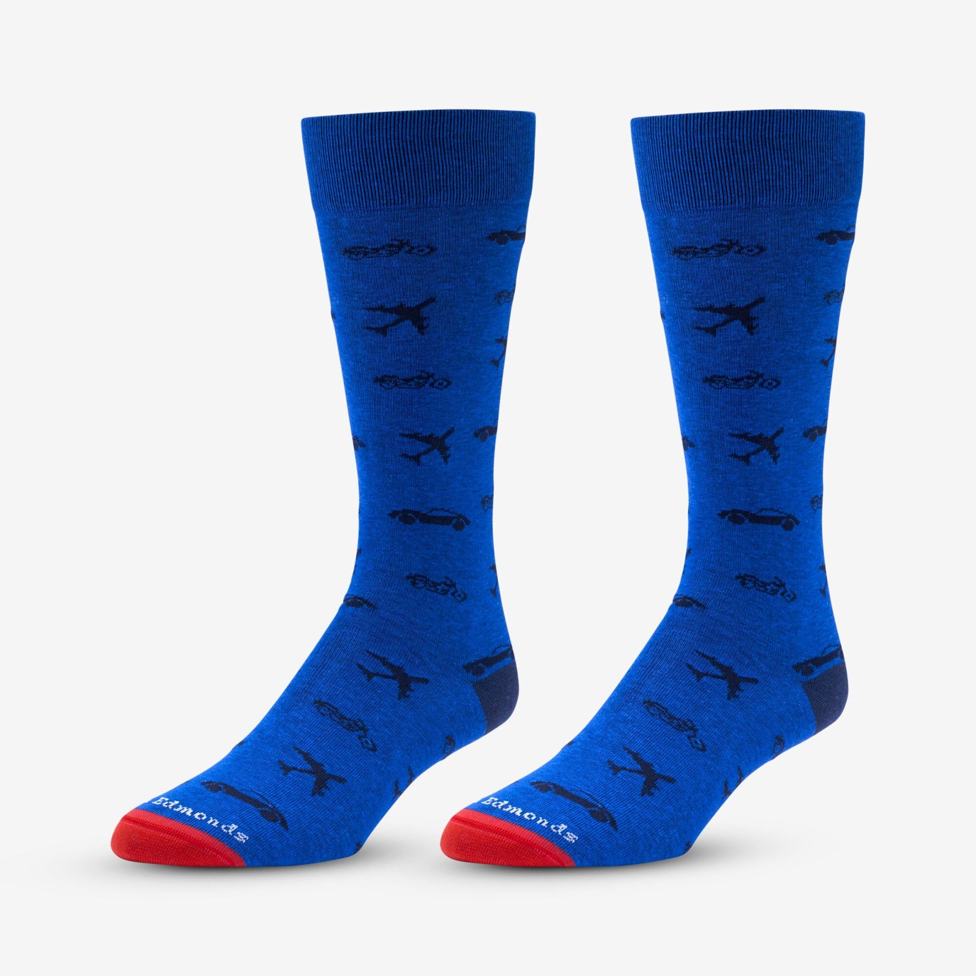 Transportation Sock - Blue